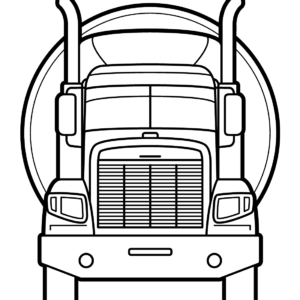 Tanker truck coloring pages printable for free download