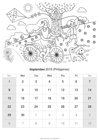 September calendar