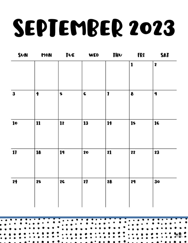 September calendars