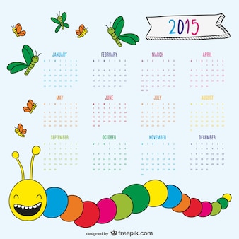 Page coloring calendar vectors illustrations for free download