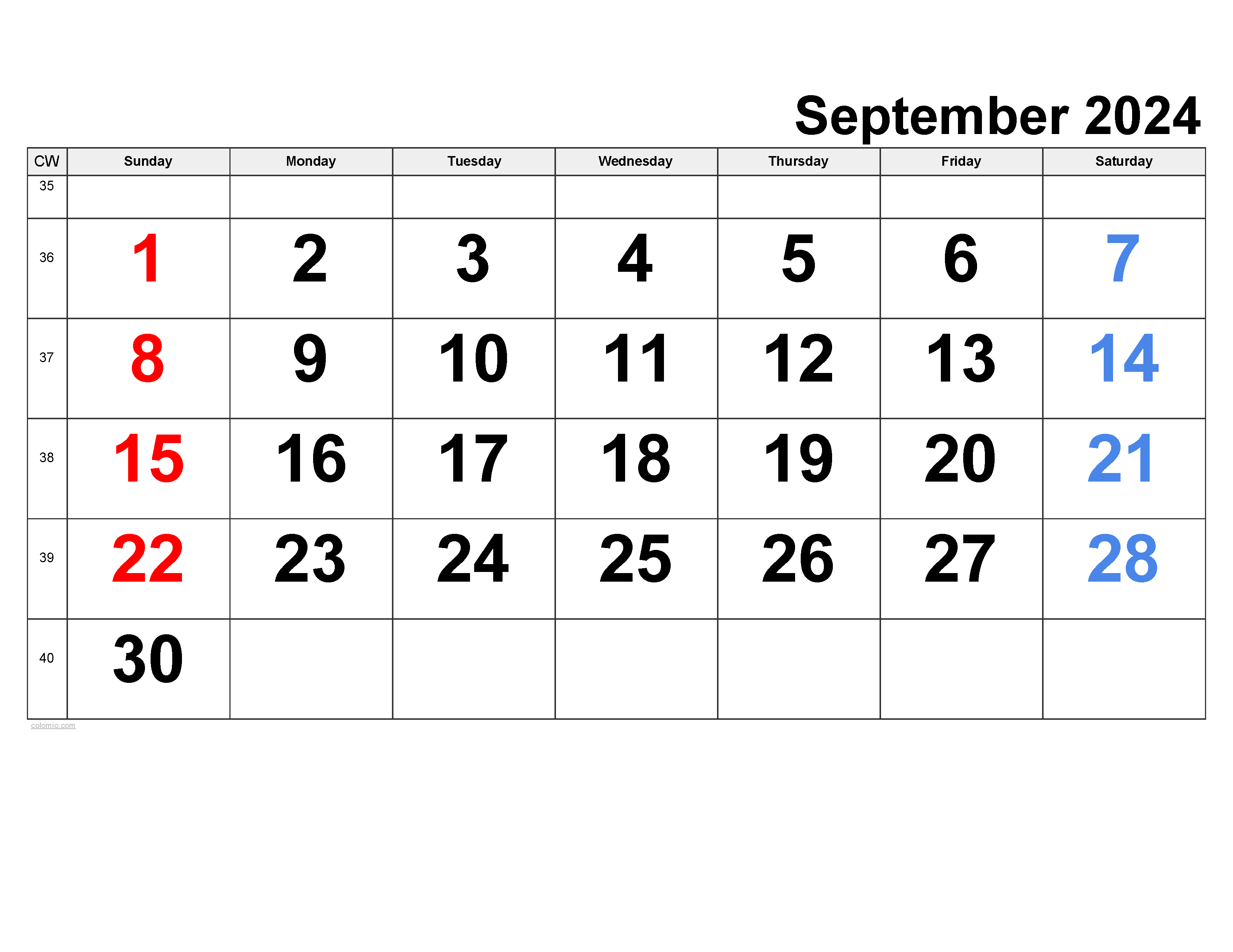 September calendar free printable pdf xls and png