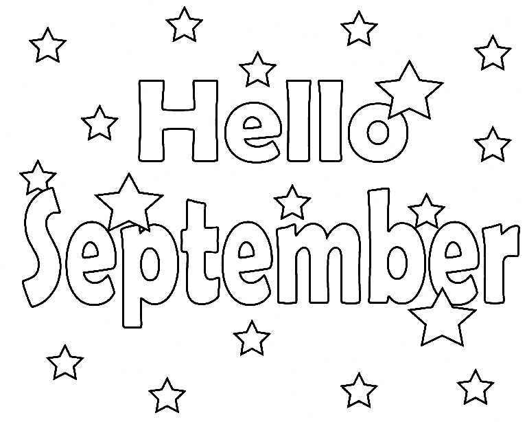September coloring pages printable for free download