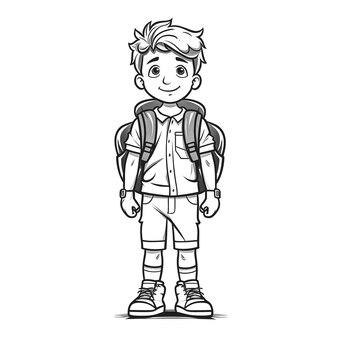 Page coloring september pictures