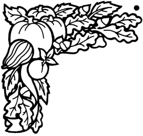 Vegetables harvested in september coloring page free printable coloring pages