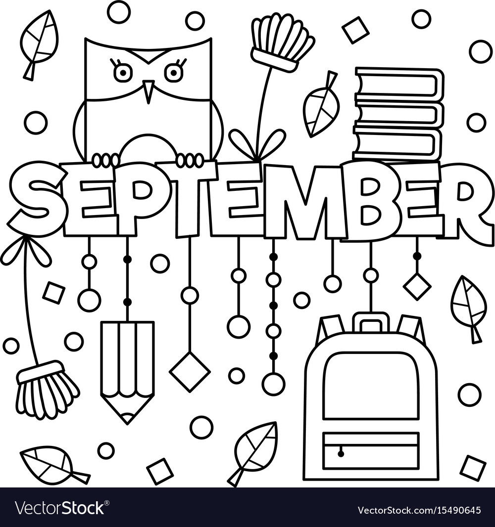 Black and white coloring page royalty free vector image