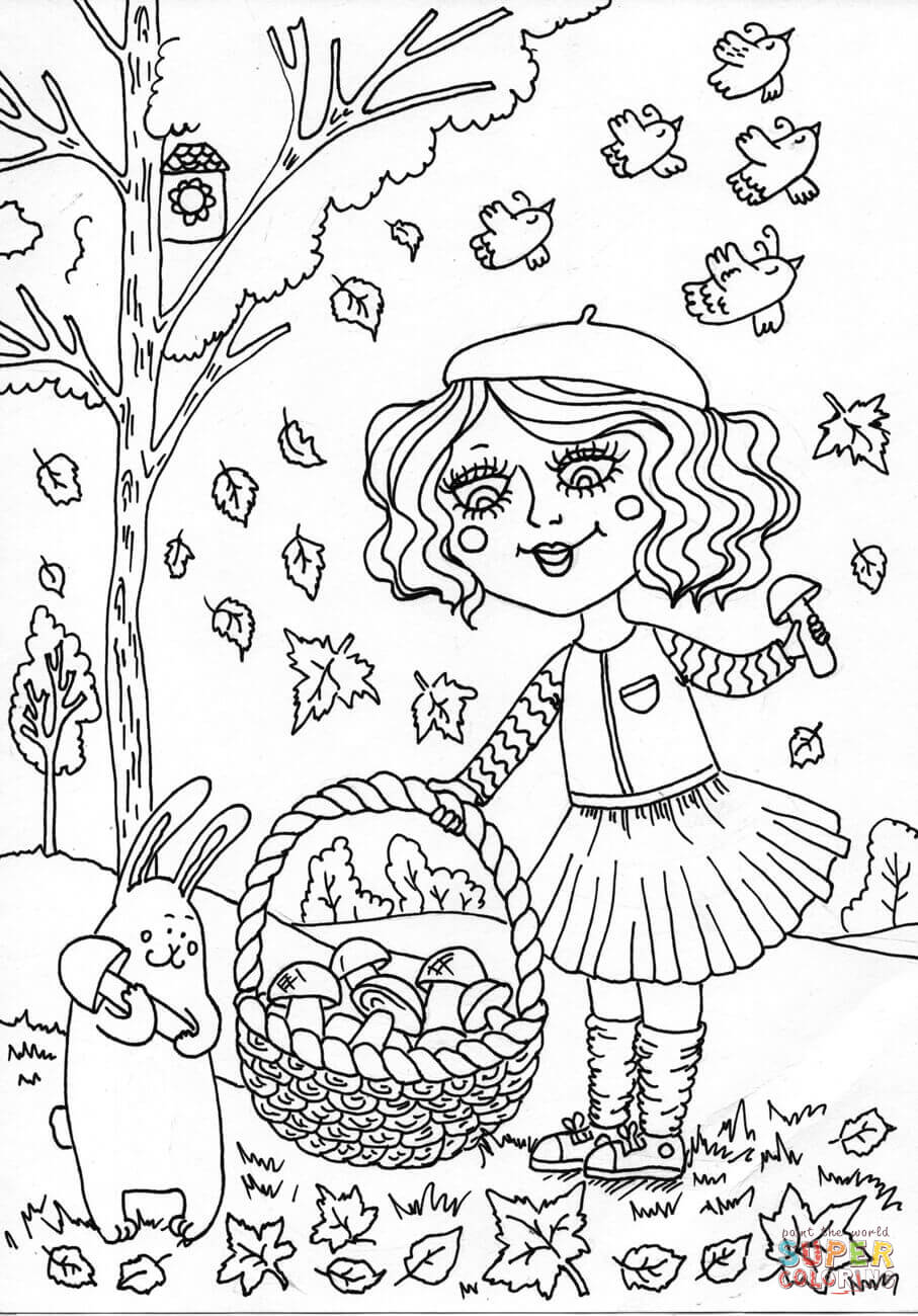 Peppy in september coloring page free printable coloring pages