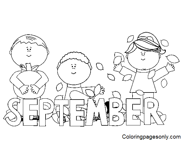 September coloring pages printable for free download