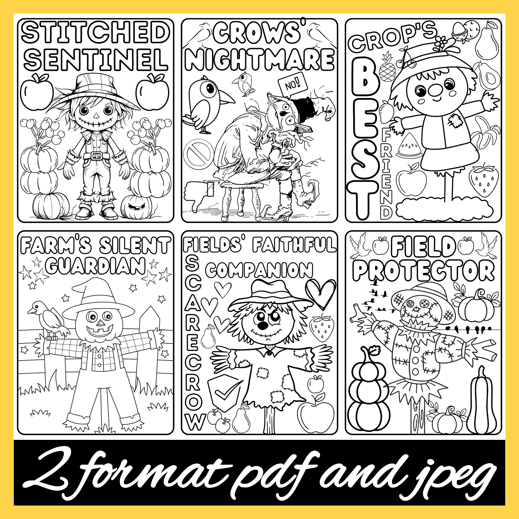 Autumn scarecrow coloring pages fall september october coloring sheets made by teachers