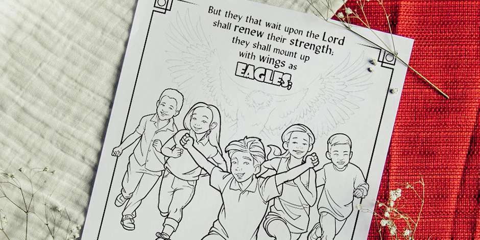 Heres your free e follow me coloring page