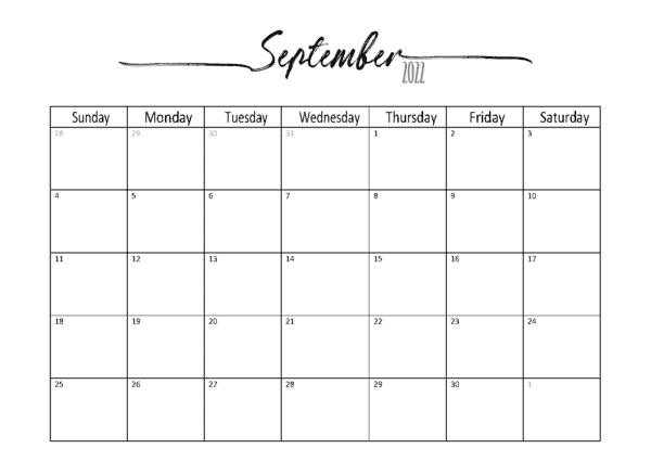Word calendar