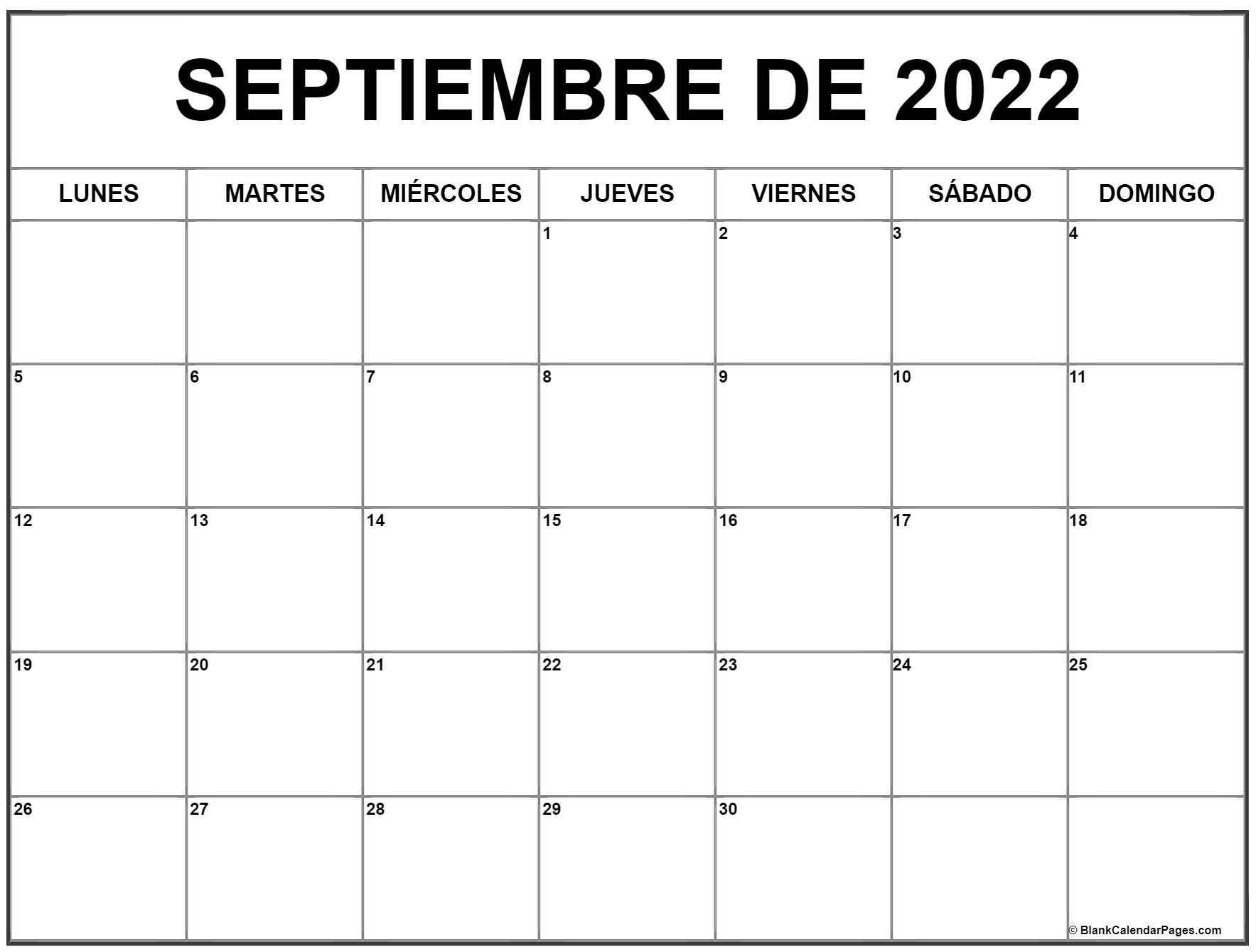 Septiembre de calendario gratis calendario septiembre