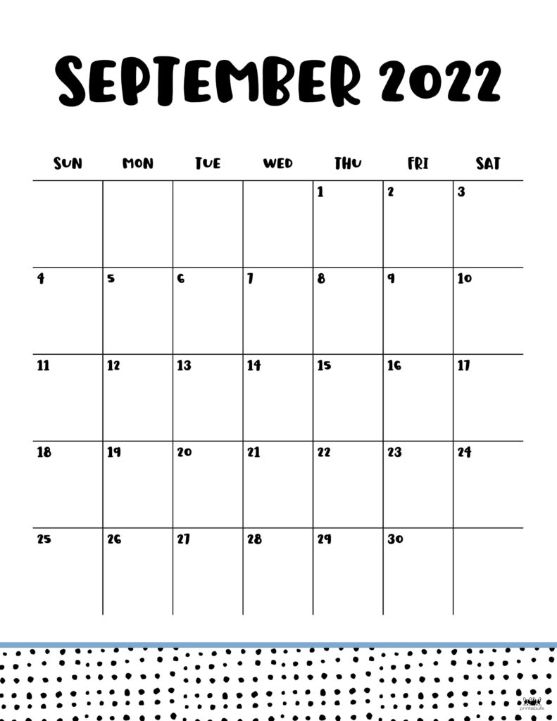 September calendars