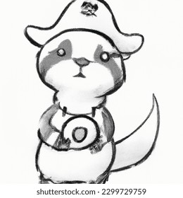 Serbiabelgrade drawing paw patrol black stock vector royalty free