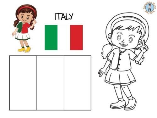 Serbia coloring page