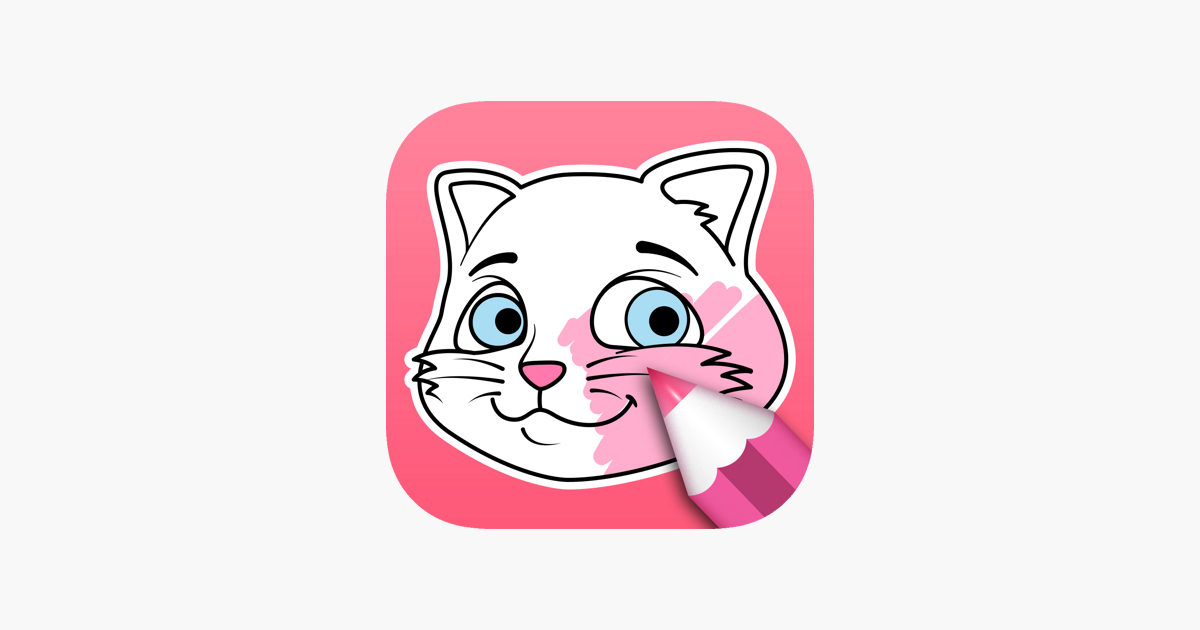 Kitty cat coloring pages on the app store