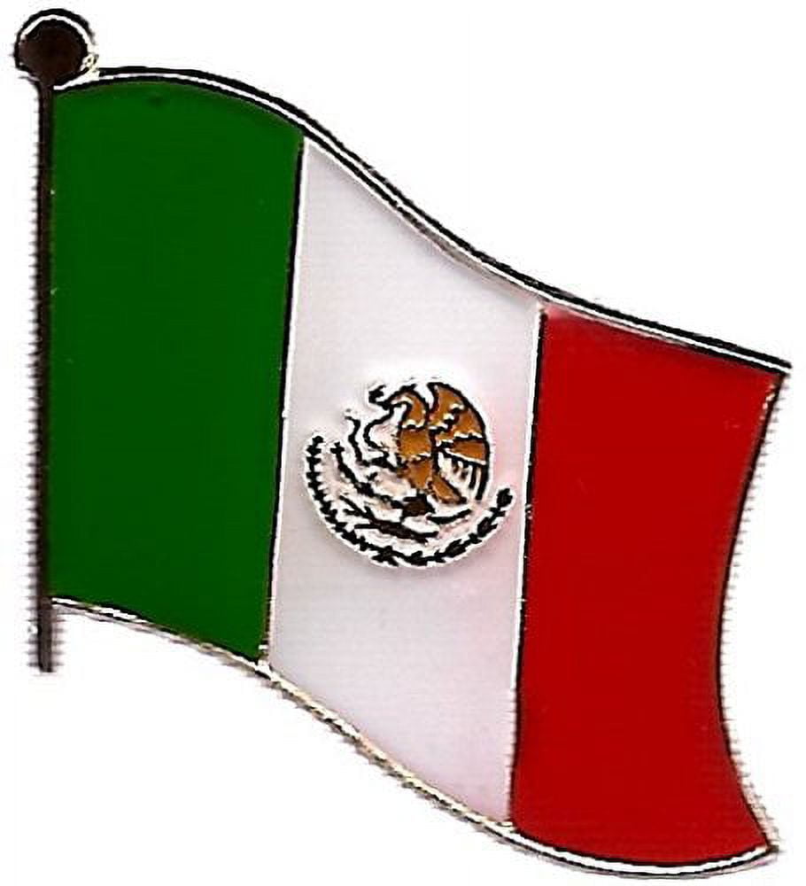 Pack of mexico flag lapel pins mexican pin badge