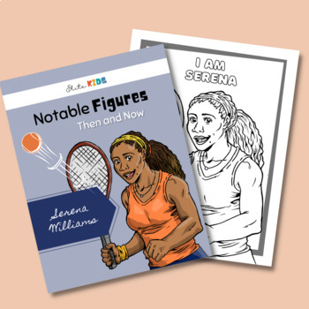Serena williams coloring page and poster by the divercity teacher