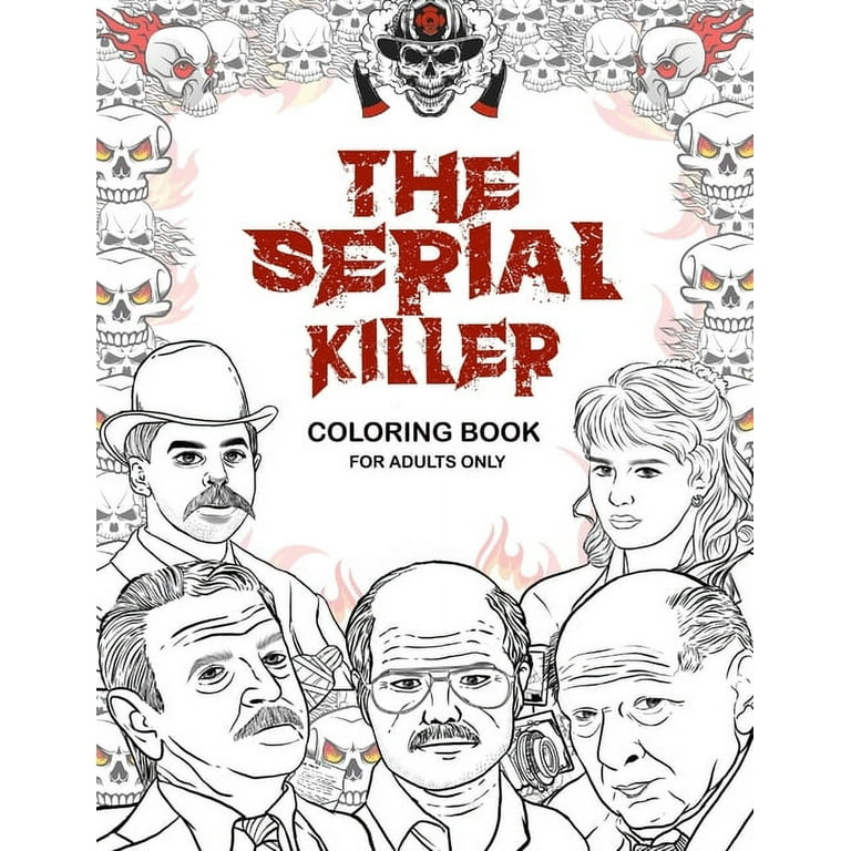 The serial killer coloring book paperback