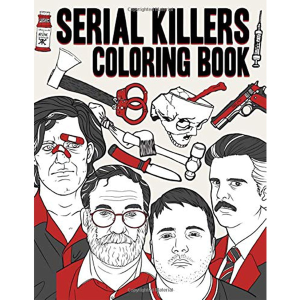 Serial killer coloring book adult coloring book