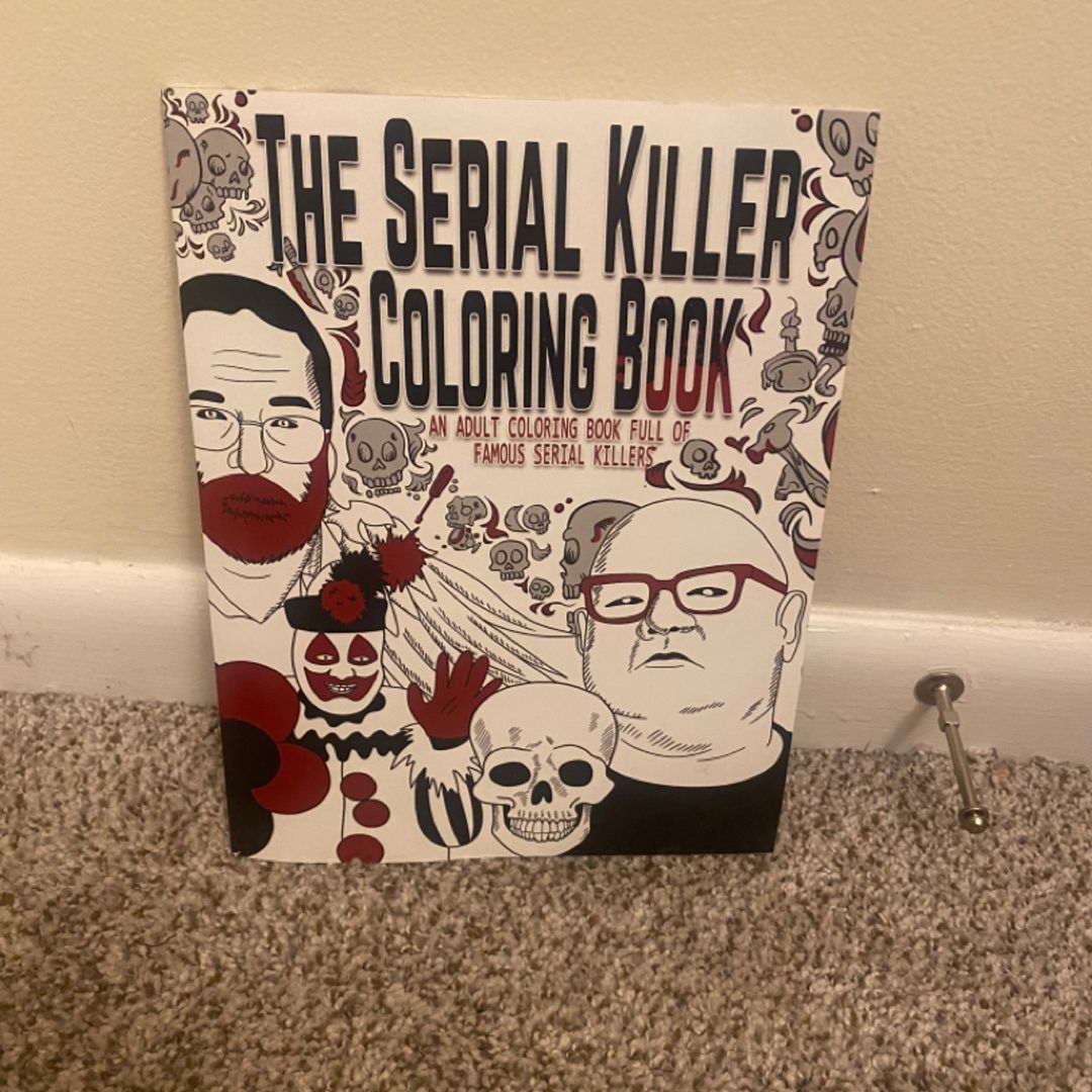 The serial killer coloring book by jack rosewood paperback