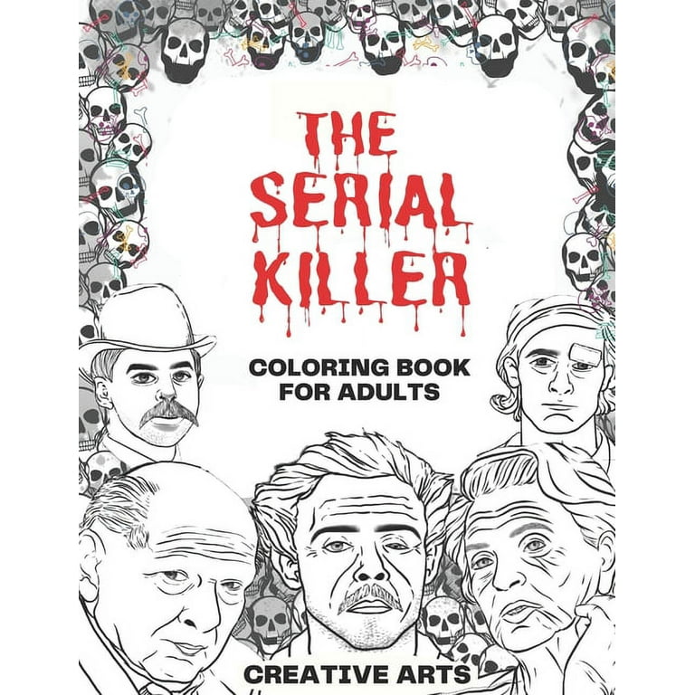 The serial killer coloring book paperback