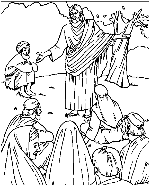 Sermon on the mount coloring pages for kids pãginas para colorear de biblia manualidades bãblicas para preescolares manualidades para escuela dominical