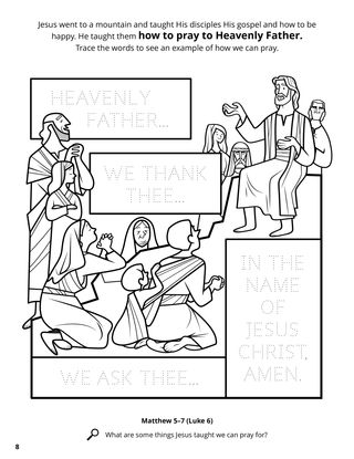 New testament coloring book