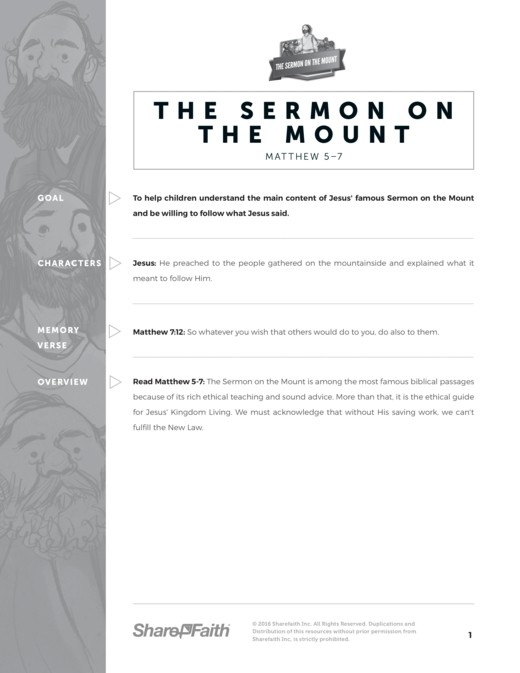 Sermon on the mount beatitudes bible word search puzzles clover media