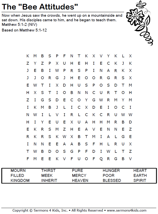 Bee attitude childrens sermons from sermonski