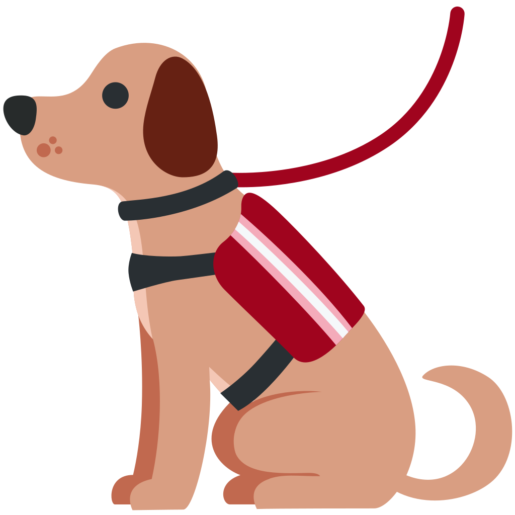 Ððº service dog emoji