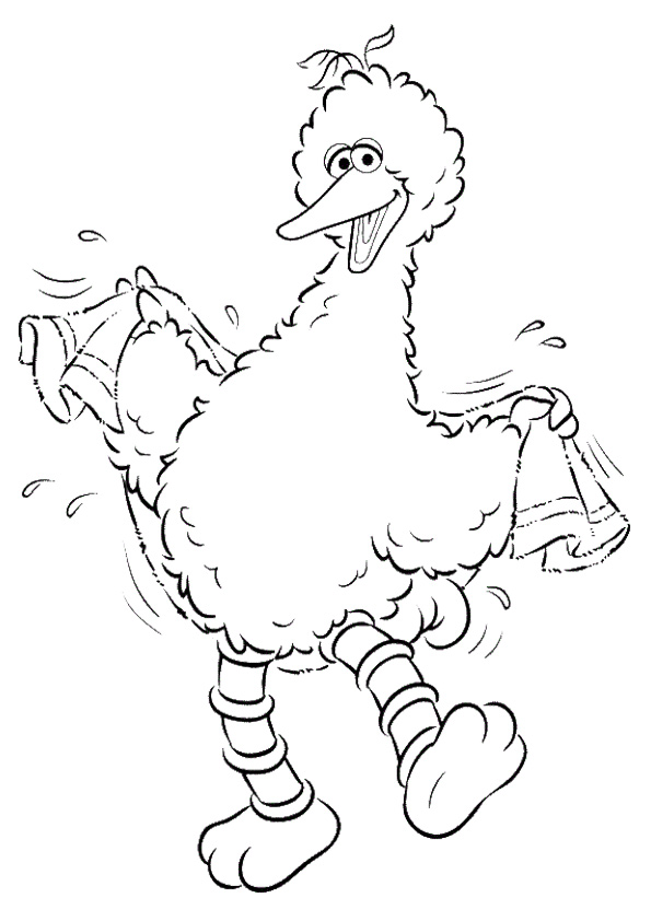 Big bird coloring pages