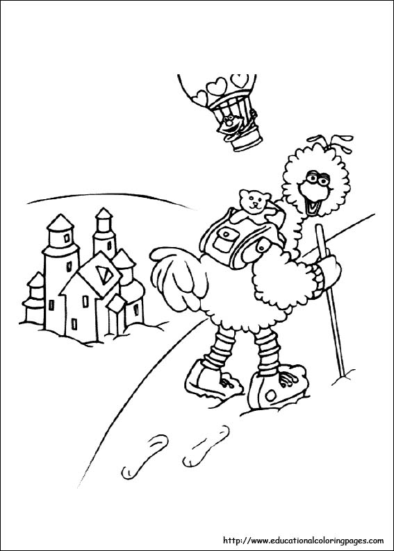 Sesame street coloring