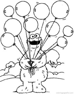 Free printable sesame street coloring pages
