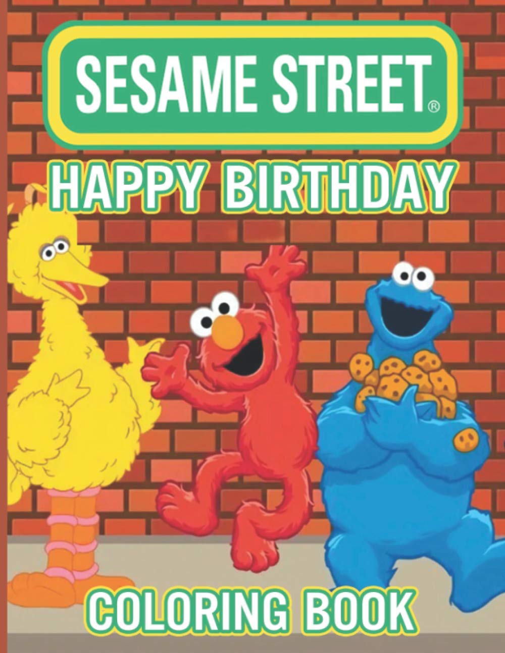 Sesame street happy birthday coloring book great gift sesame street happy birthday coloring books for adults tweens