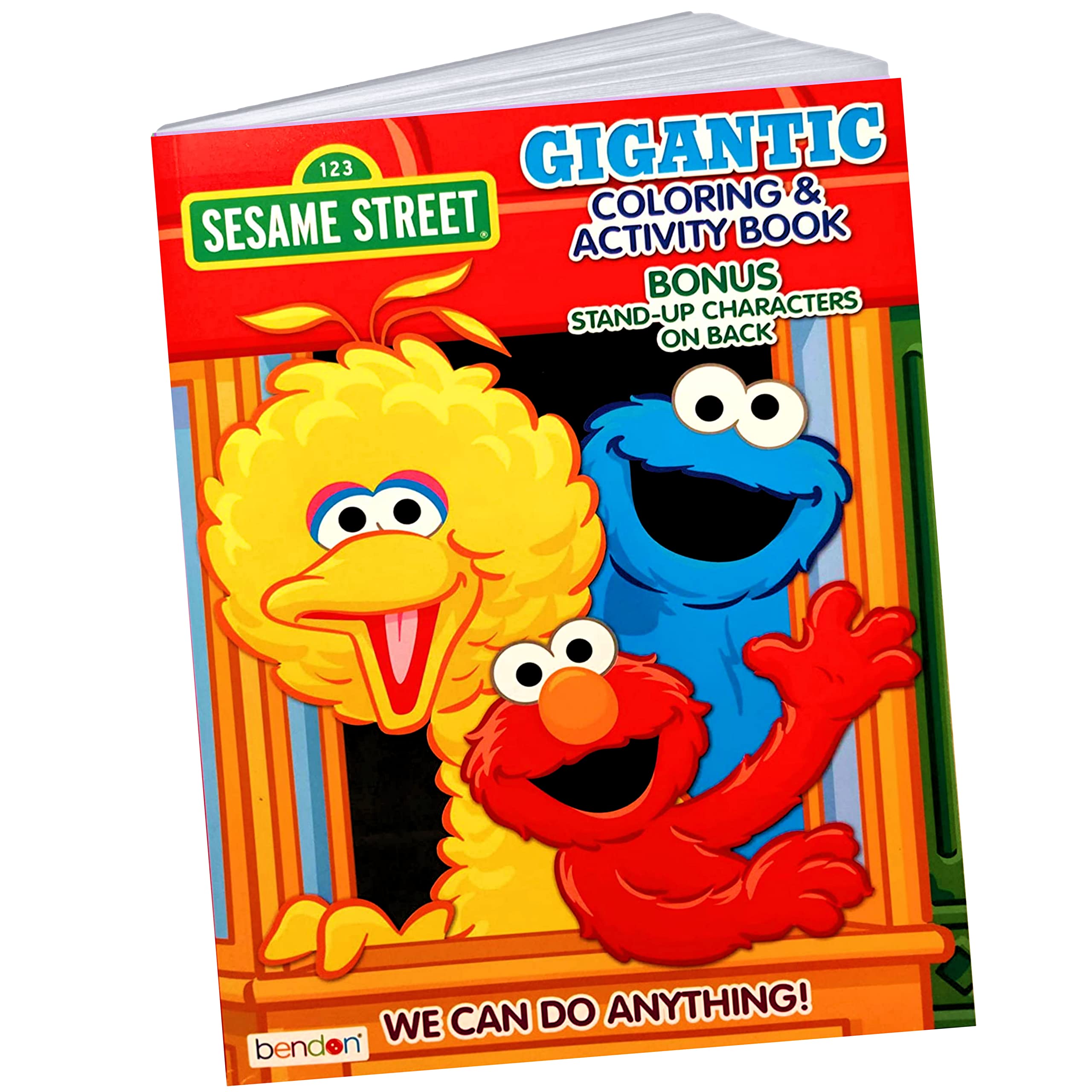 Sesame street gigantic coloring and activity book toys games