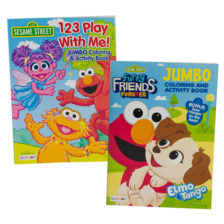 Pg sesame street coloring book