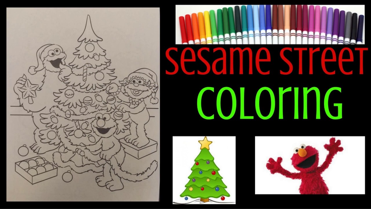 Christmas at sesame street