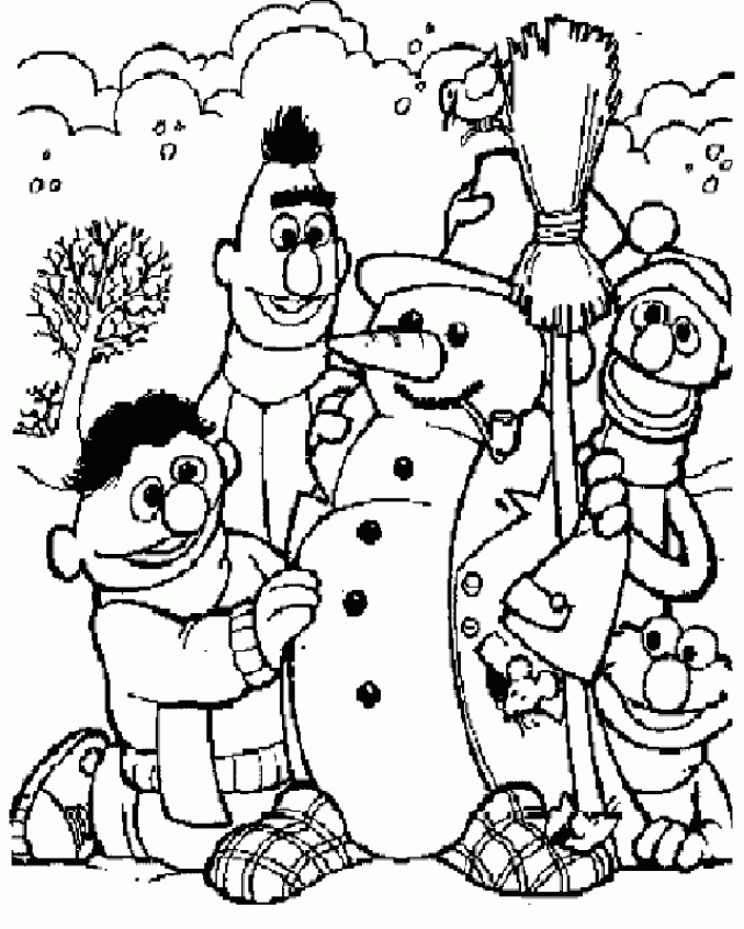 Get this sesame street coloring pages for kids gd