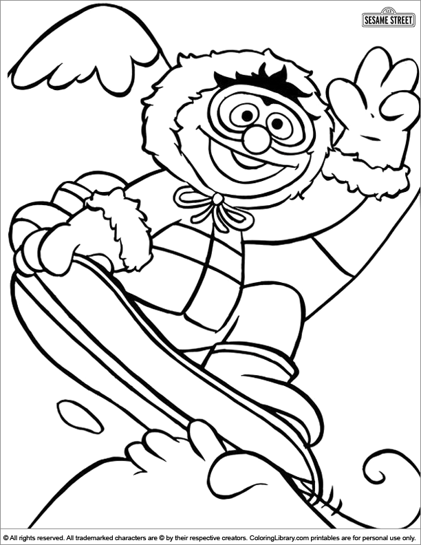 Colouring sheet for kids