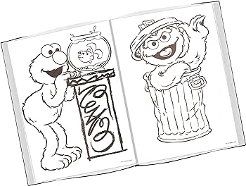 Sesame street gigantic coloring and activity book toys games