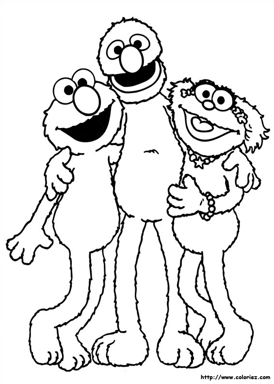 Sesame street coloring pages