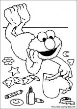 Sesame street coloring pages on coloring