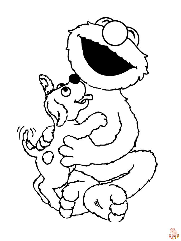 Printable sesame street coloring pages