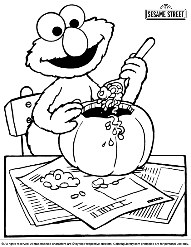 Fun coloring page