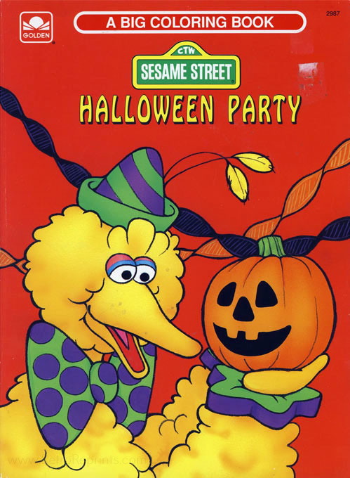 Sesame street halloween party golden books retro reprints