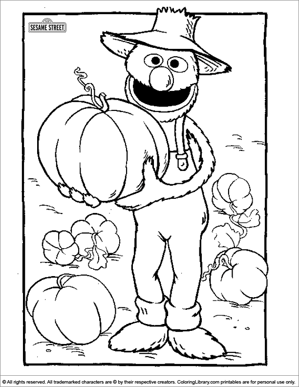Printable coloring page