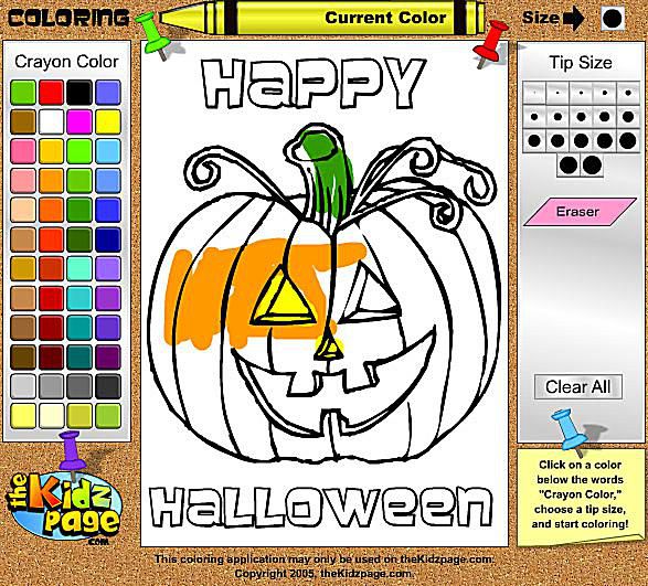 Halloween coloring pages free printables for kids