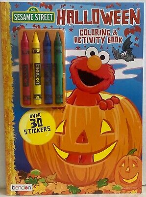 Sesame street halloween coloring activity book