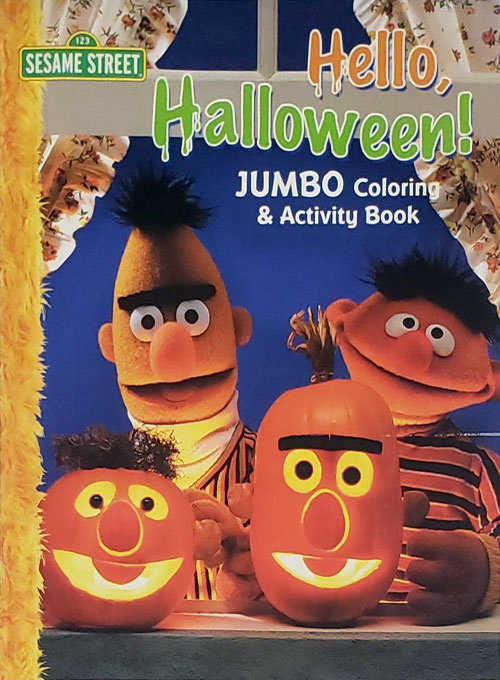 Sesame street hello halloween coloring books at retro reprints
