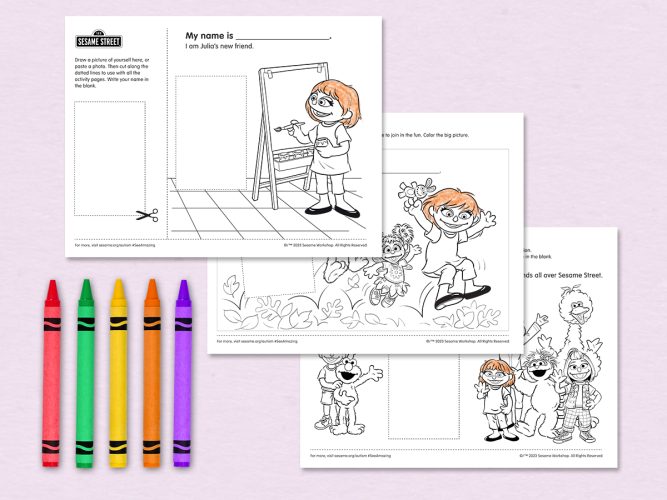 Sesame street releases new autism acceptance content